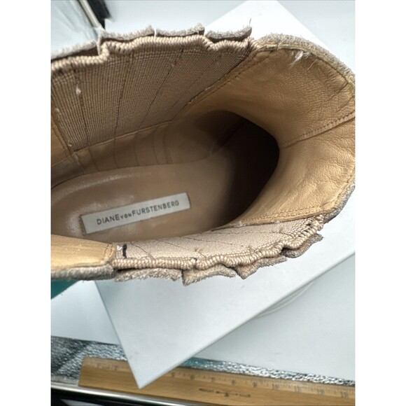 Diane Von Furstenberg DVF Boots Womens 7 Booties Coastal Cowgirl Boho Southern - Picture 12 of 13